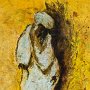 "Oude man India 2012" olie/doek 100x130 cm